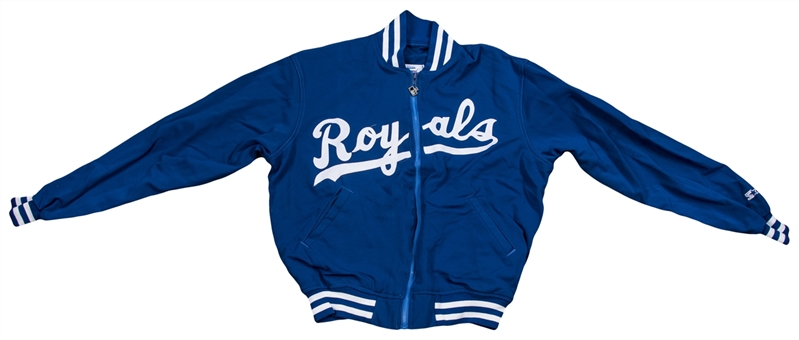 Early 1990s George Brett Game Used Kansas City Royals Dugout Jacket